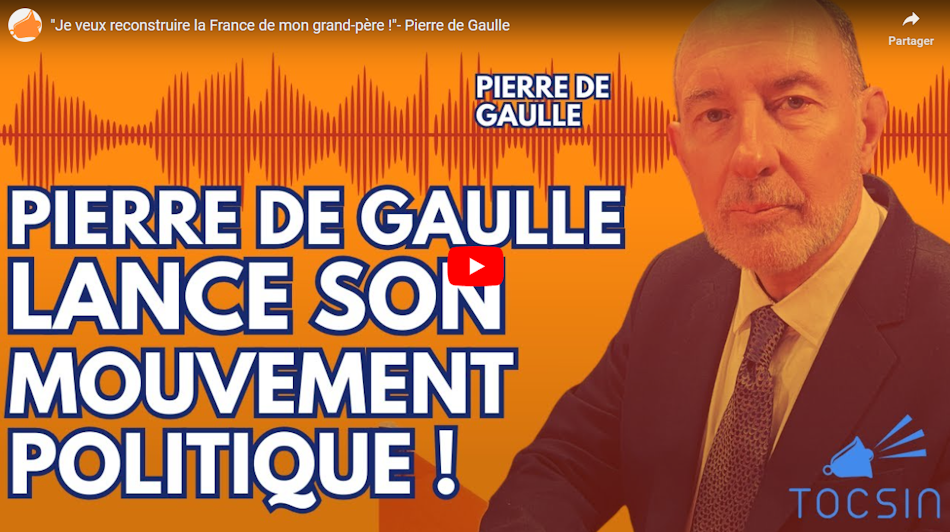 Je veux reconstruire la France du Général de Gaulle